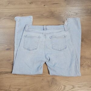 J Brand Jeans Womens 27 Blue Skinny Leg Denim Mid Rise Distressed Stretch Casual